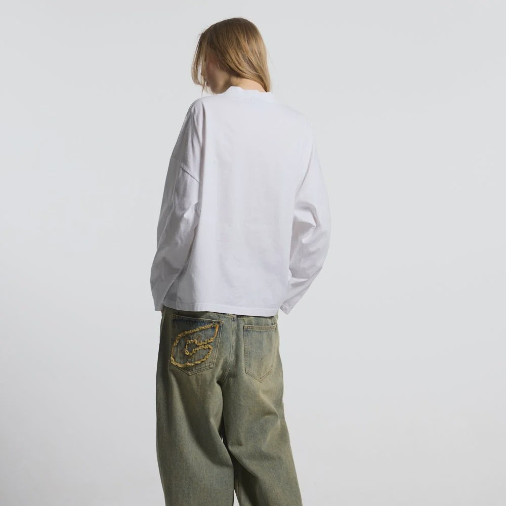 Archive Arden Men's Long-Sleeve Letter-Print Printed T-Shirt
