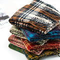 Ember Knit Plaid Scarf