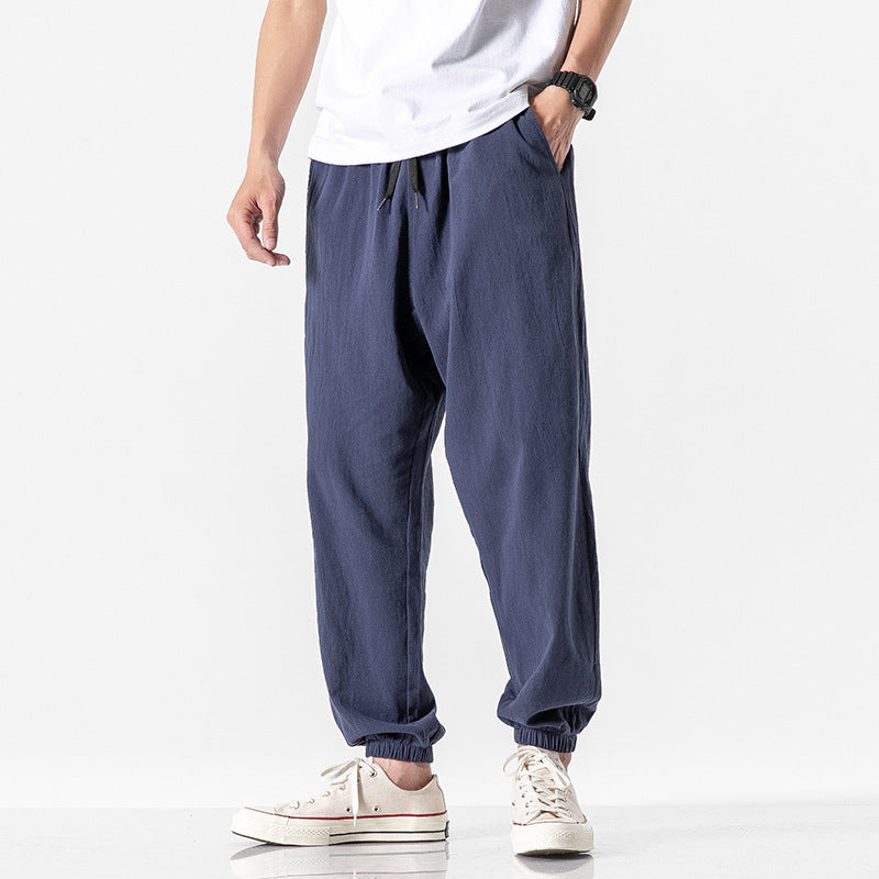 Rover Men's Linen Cropped Trousers