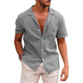 Metro Arden Men's Relaxed Solid Linen Shirt