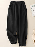 Flow Linen Cotton Ankle Trousers