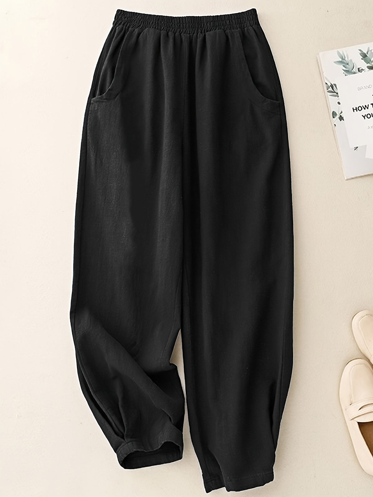 Flow Linen Cotton Ankle Trousers