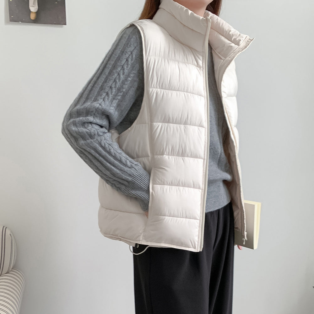 Cove Stand-Collar Puffer Vest