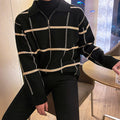 Metro Men's Knit Lapel Check Polo Shirt