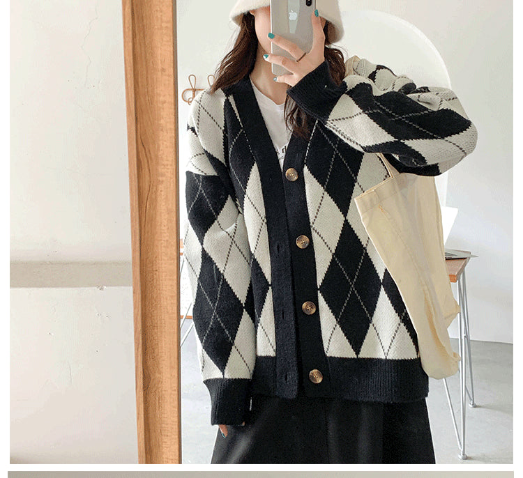 Hearth Contrast Cardigan