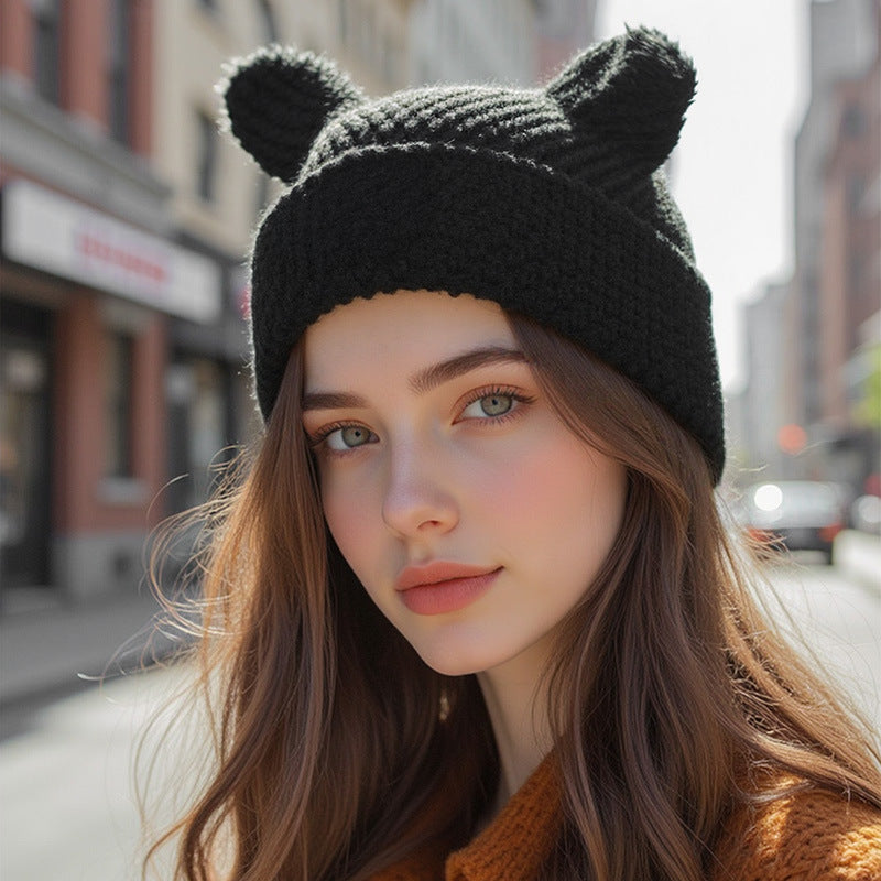 Ember Knit Pointed Hat