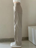 Indigo Solid Straight Jeans