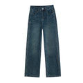 Indigo Bexley High-Waist Straight Jeans