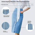 Sway Single-Breasted Denim Skirt
