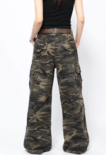 Rover Camo Washed Retro Cargo Pants