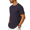 Metro Men's Ribbed Henley Shirt