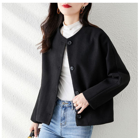 Lumen Solid Wool Coat