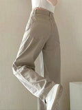 Indigo Solid Straight Jeans