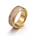 Lune Bexley Stainless Steel Titanium Steel Ring