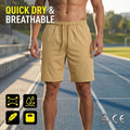 Velocity Men's Quick-Dry Zip Breathable Shorts
