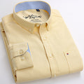 Metro Men's Cotton Long-Sleeve Solid Shirt