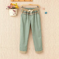 Flow Linen Cotton Embroidered Trousers