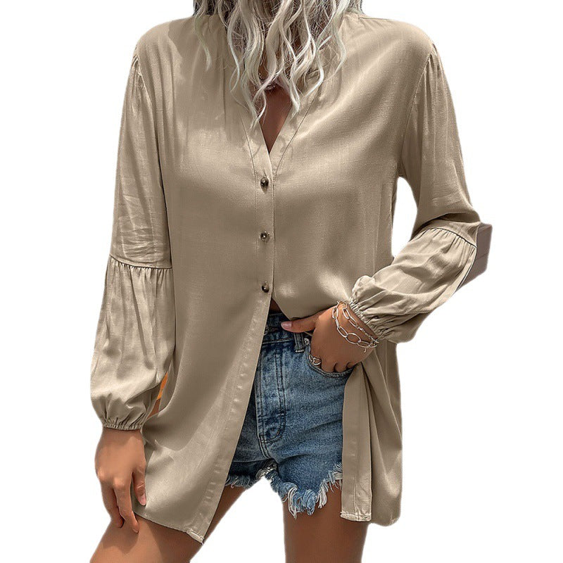 Nova Bexley Relaxed Single-Breasted Shirt Dress