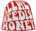 Ember Knit Letter-Print Beanie
