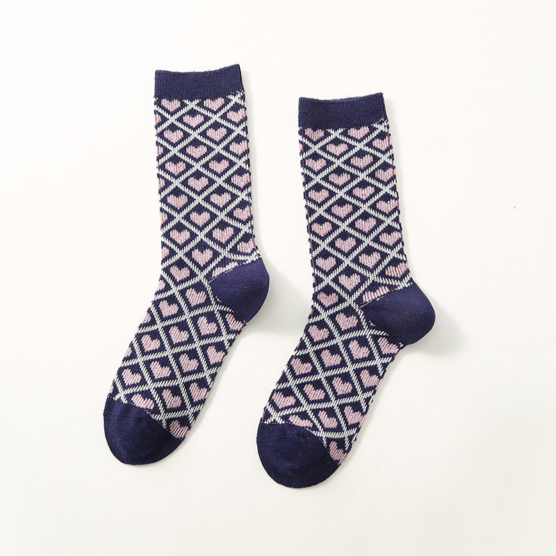 Ember Garnet Cotton Socks