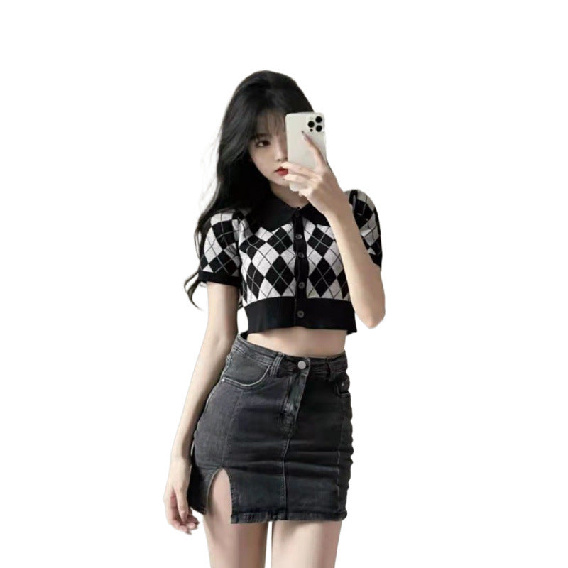 Sway Garnet Denim Skirt