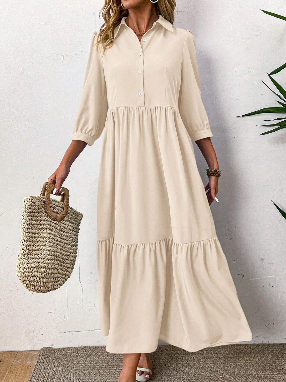 Nova Garnet Shirt Dress