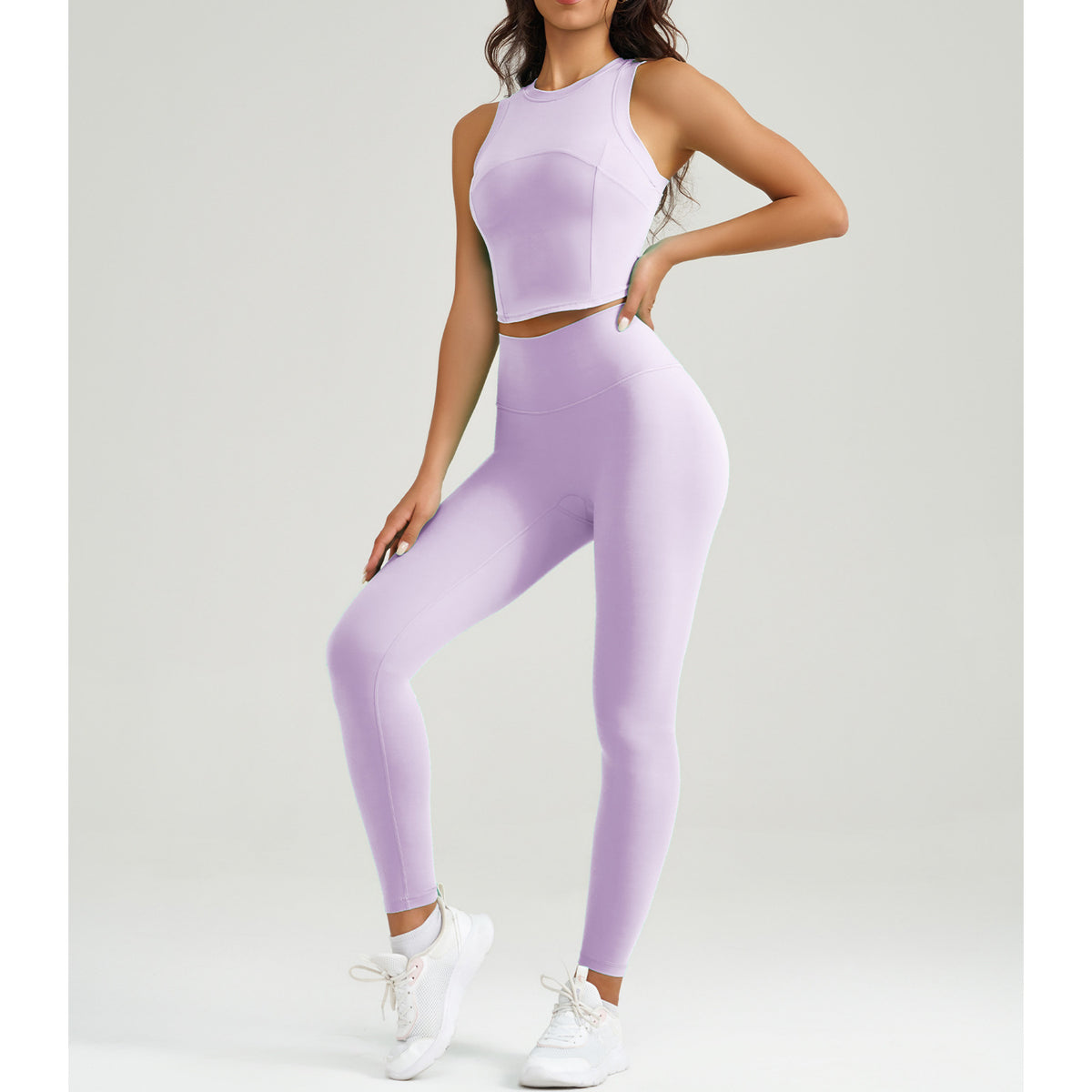 SculptForm High-Waist Two-Piece Set