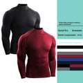 Velocity Men's Quick-Dry Long-Sleeve Turtleneck Top