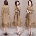 Lumen Elan Mid-Length Trench Coat