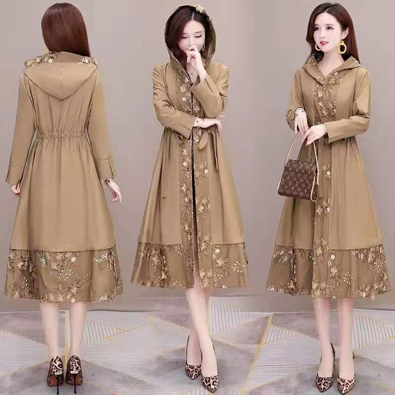 Lumen Elan Mid-Length Trench Coat
