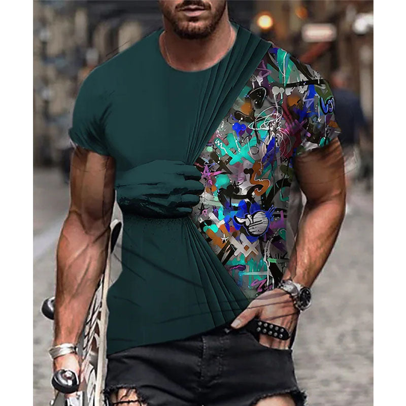 Archive Arden Men's Oversized Short-Sleeve Printed T-Shirt