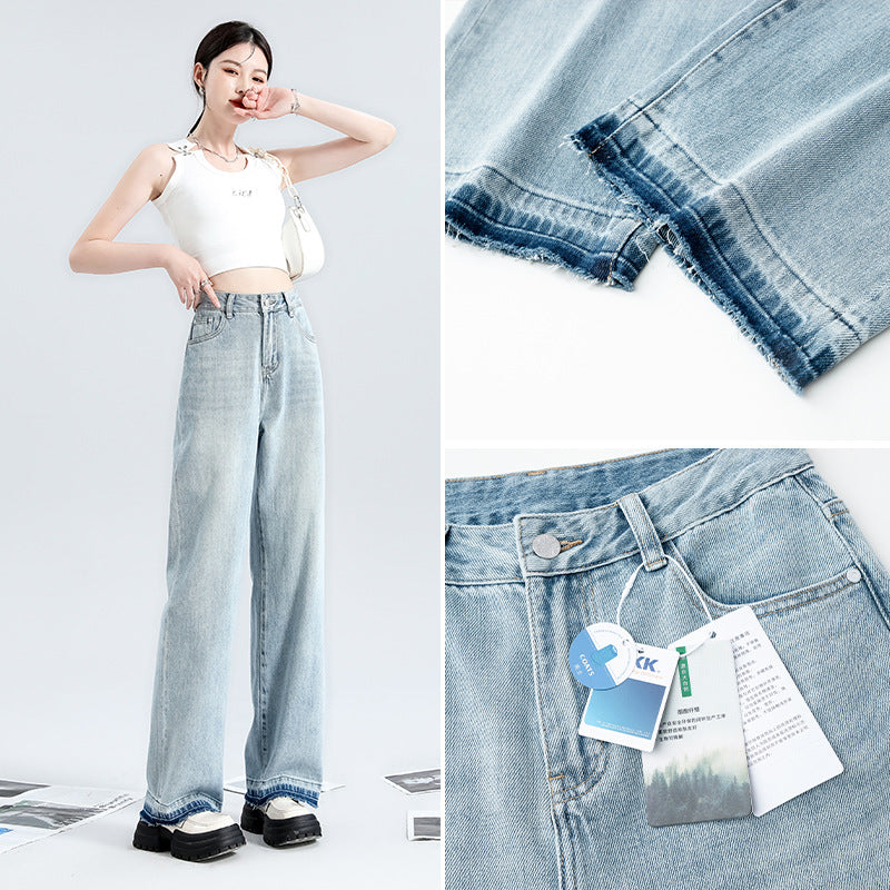 Indigo Rowan Wide-Leg Jeans