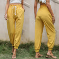 Flow Linen Cotton Drawstring Harem Pants