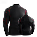Velocity Men's Quick-Dry Long-Sleeve Turtleneck Top