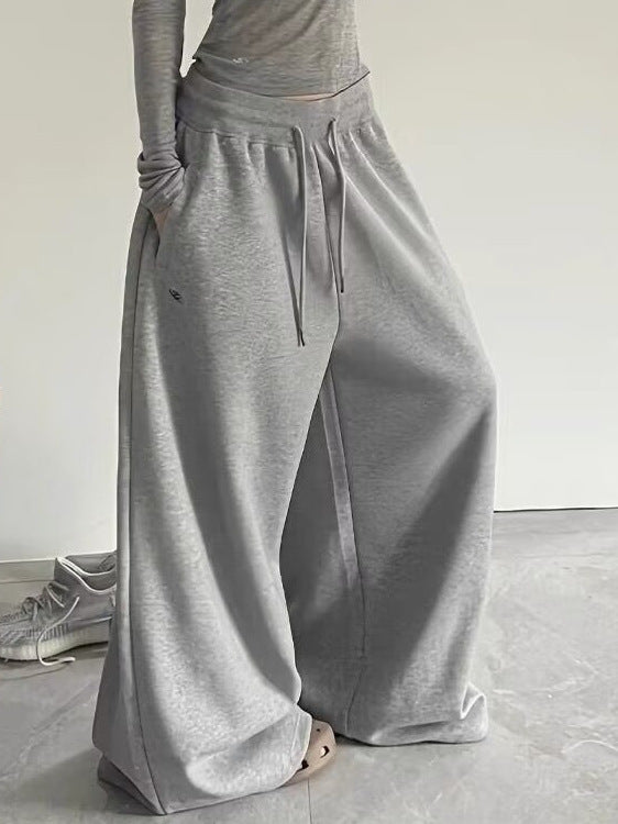 Drift Wide-Leg Sweatpants in Light Grey