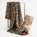 Ember Cashmere Leopard Printed Scarf