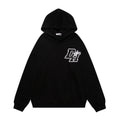 District Men's Letter-Print Hoodie with Fleece Option