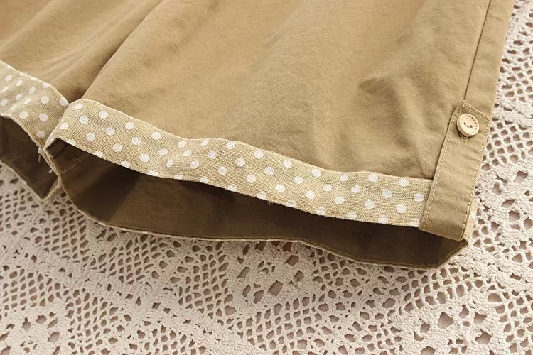 Flow Linen Cotton Embroidered Trousers