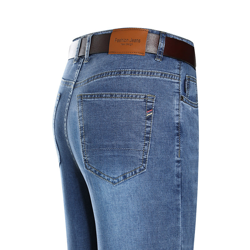 Indigo Men's Slim Straight Jeans