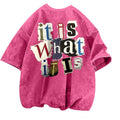Archive Men's Oversized Letter-Print Printed T-Shirt