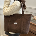 Carry Corduroy Tote Bag