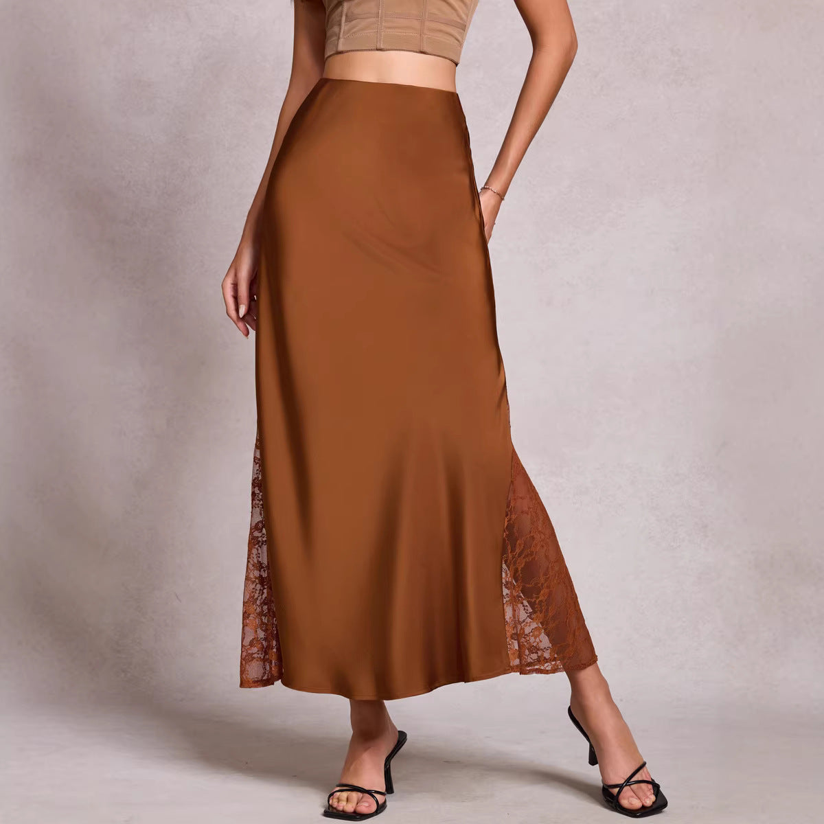 Sway Bexley Satin Midi Skirt