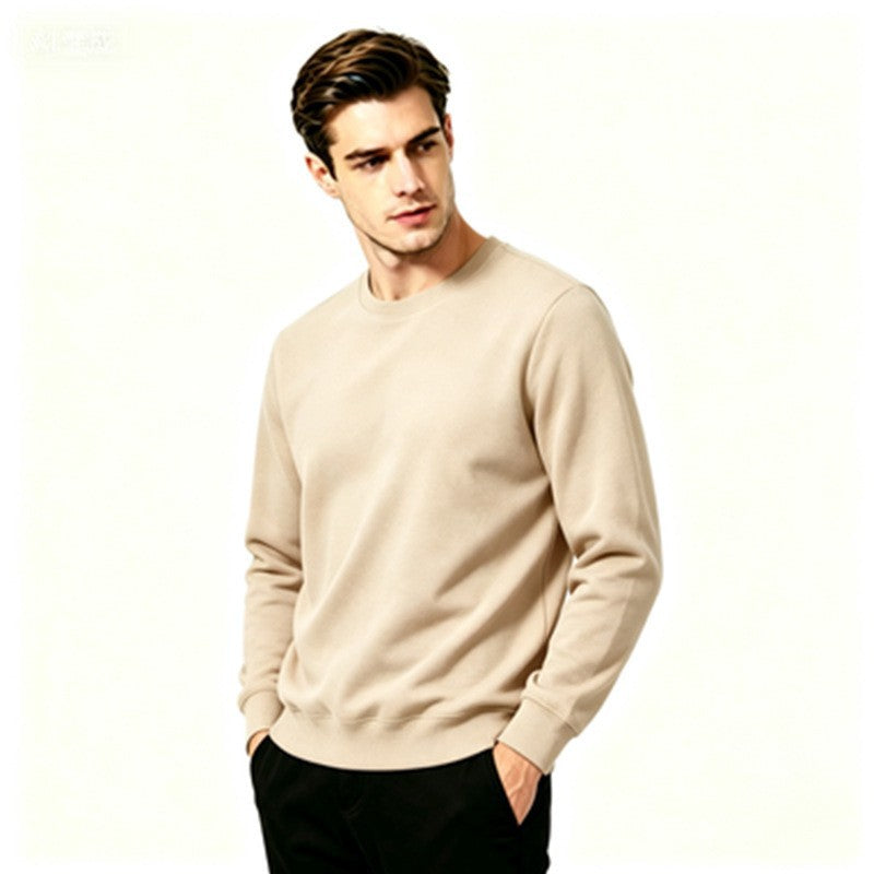 District Men's Crew-Neck Solid Pullover