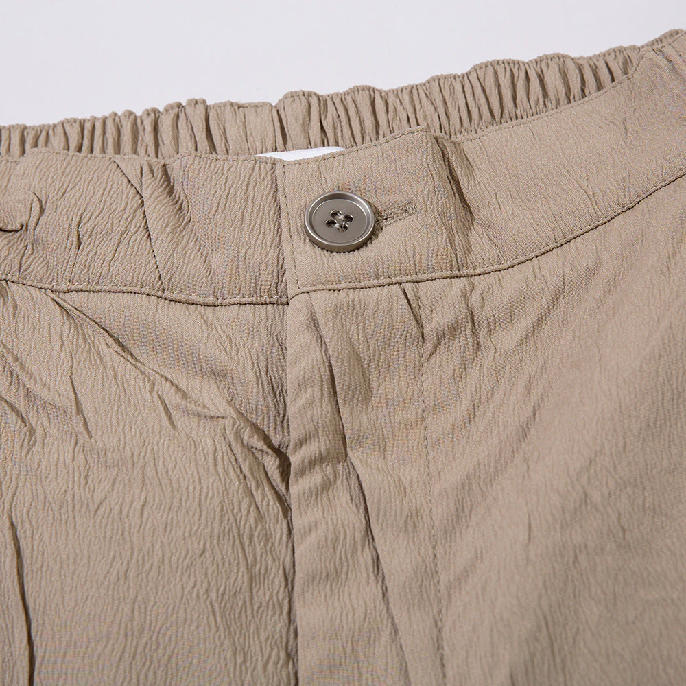 Rover Men's Pleated Solid Shorts
