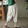Flow Arden Linen Cotton Cropped Trousers