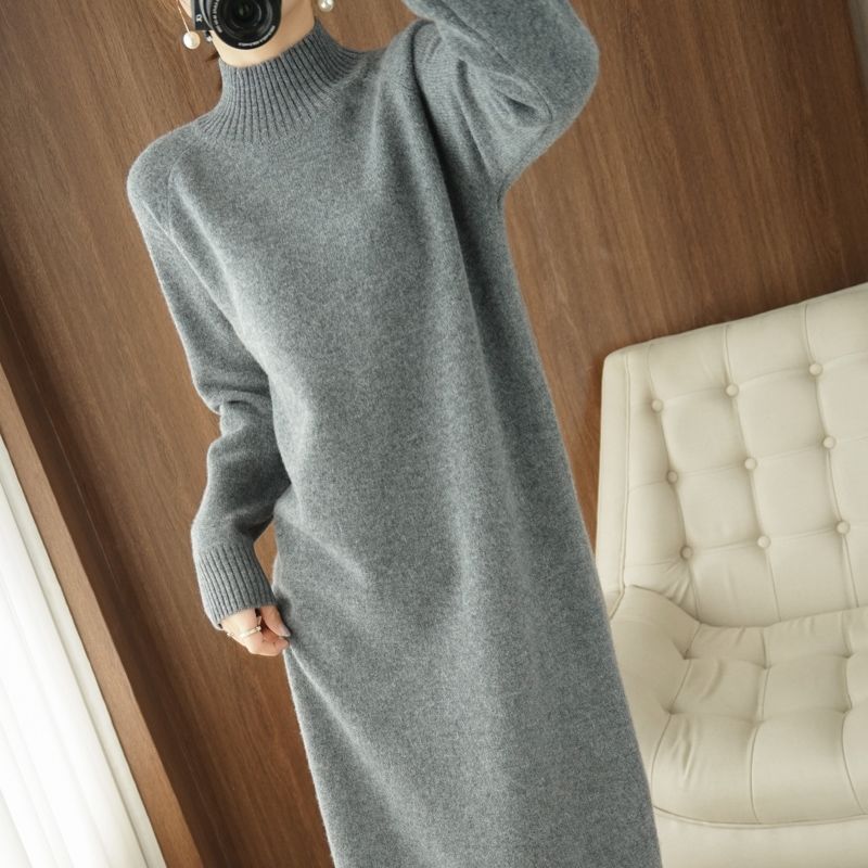 Nova Turtleneck Knit Dress