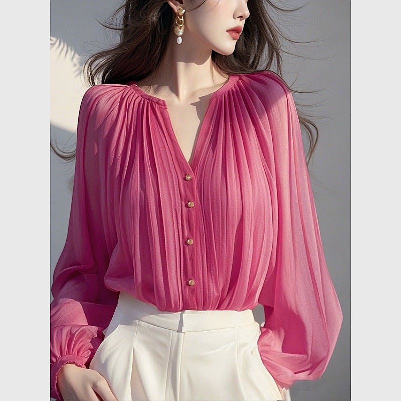 Aurelia Garnet Blouse