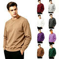 District Men's Crew-Neck Solid Pullover
