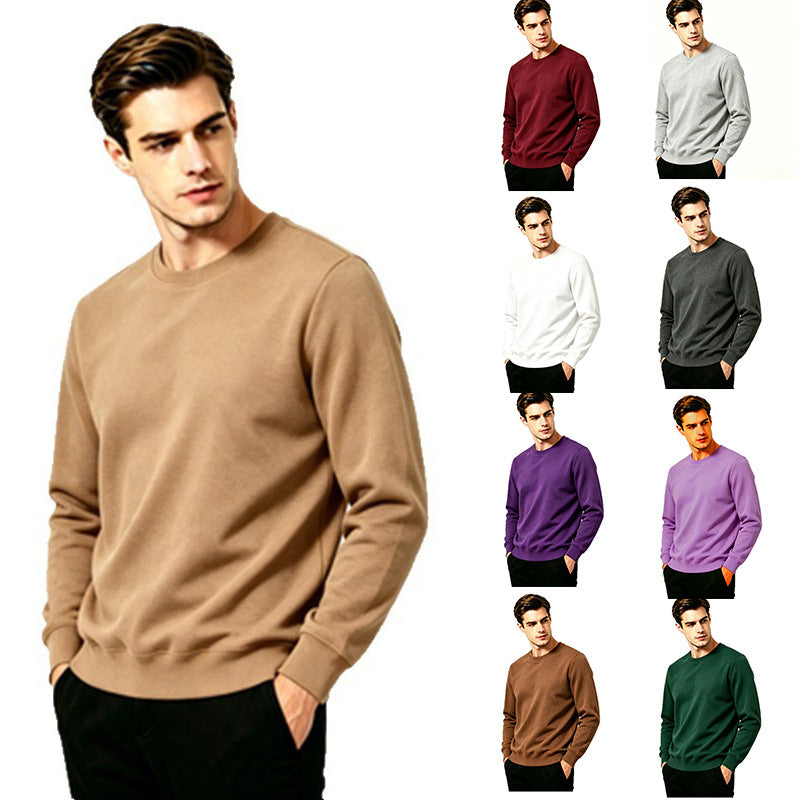 District Men's Crew-Neck Solid Pullover