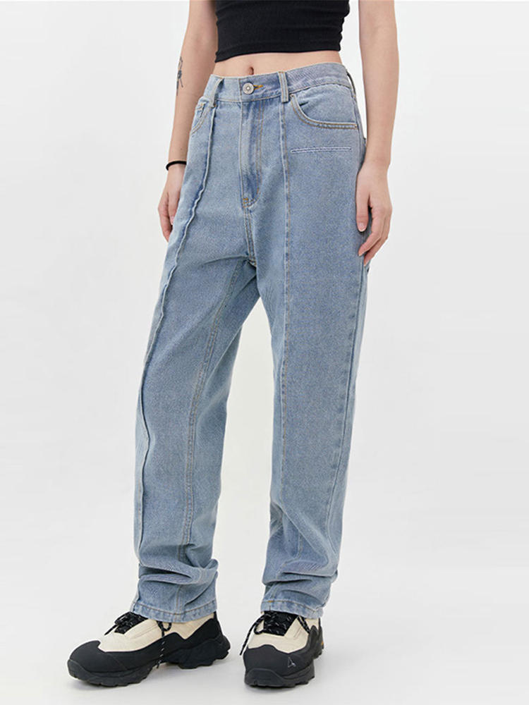 Indigo Elan Straight Jeans